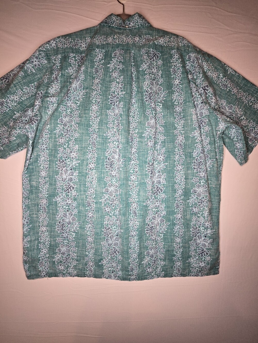 Reyn Spooner Classic Hawaiian Aloha Shirt Mens XXL Teal Floral Tropical - Picture 7 of 13